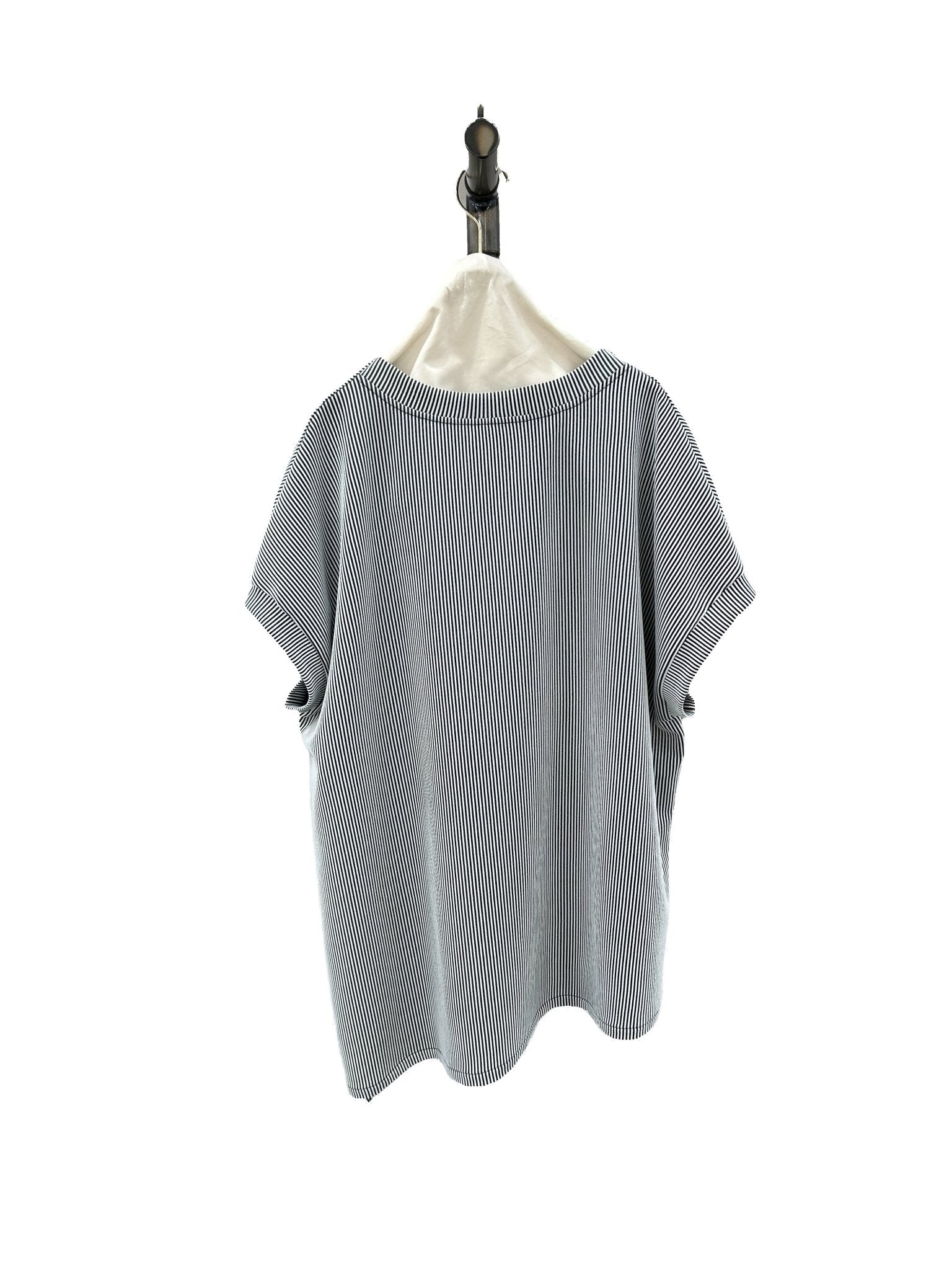 【ayane 2026 MID SUMMER COLLECTION】アシンメトリーストライプTシャツ - Champdelarose
