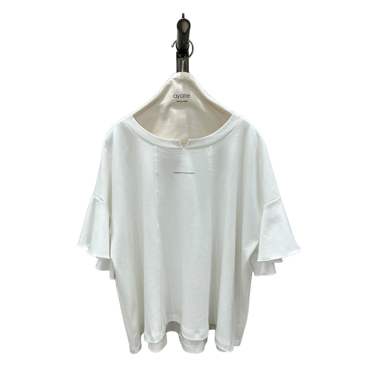 【ayane 2026 MID SUMMER COLLECTION】ラッフルスリーブフレアTシャツ - Champdelarose