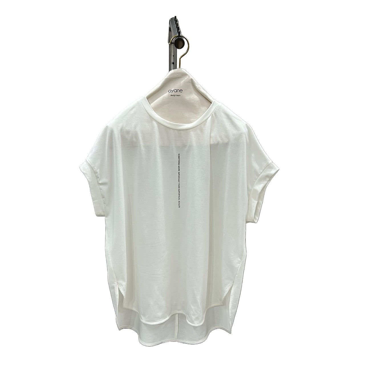 【ayane 2026 MID SUMMER COLLECTION】縦ロゴフレンチTシャツ - Champdelarose