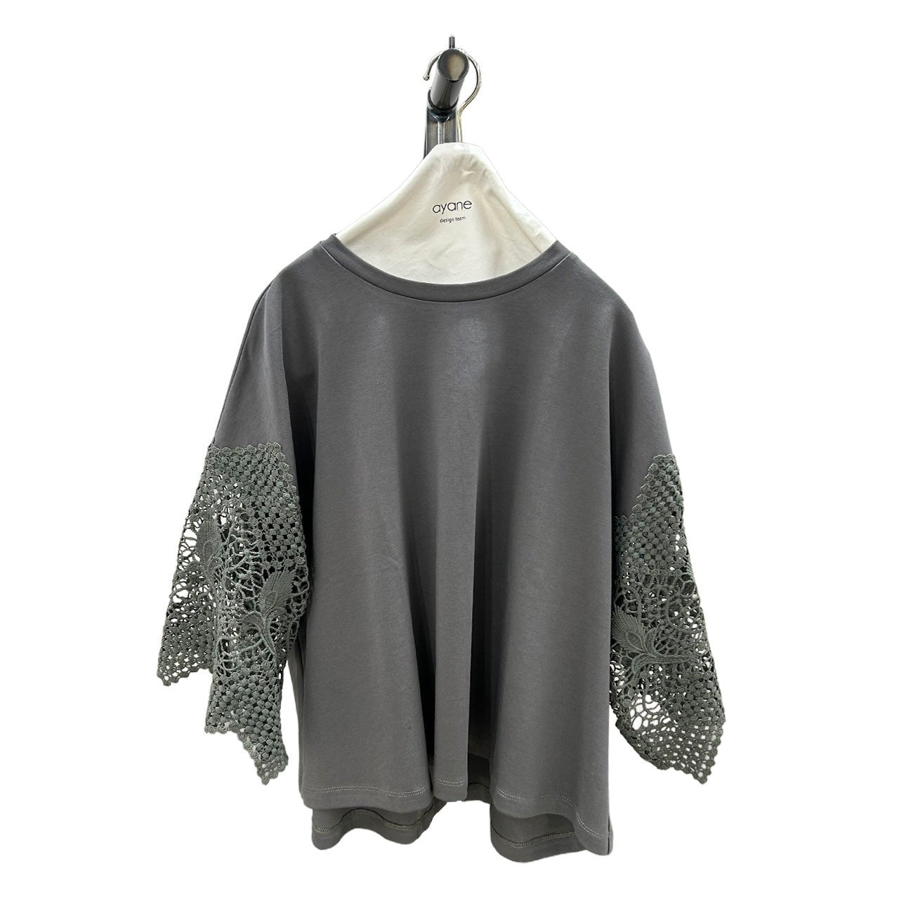 【ayane 2026 MID SUMMER COLLECTION】袖レースTシャツ - Champdelarose