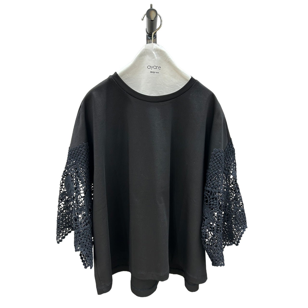 【ayane 2026 MID SUMMER COLLECTION】袖レースTシャツ - Champdelarose