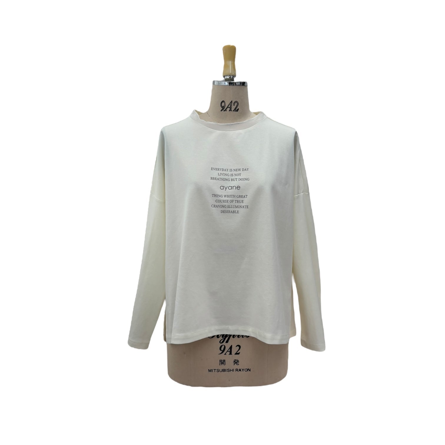 【ayane 2026 SPRING】ポンチ素材ゆるTシャツ - Champdelarose