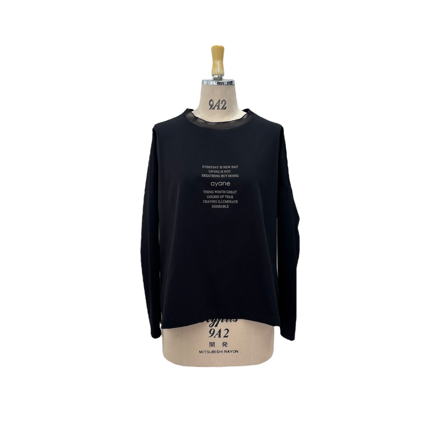 【ayane 2026 SPRING】ポンチ素材ゆるTシャツ - Champdelarose