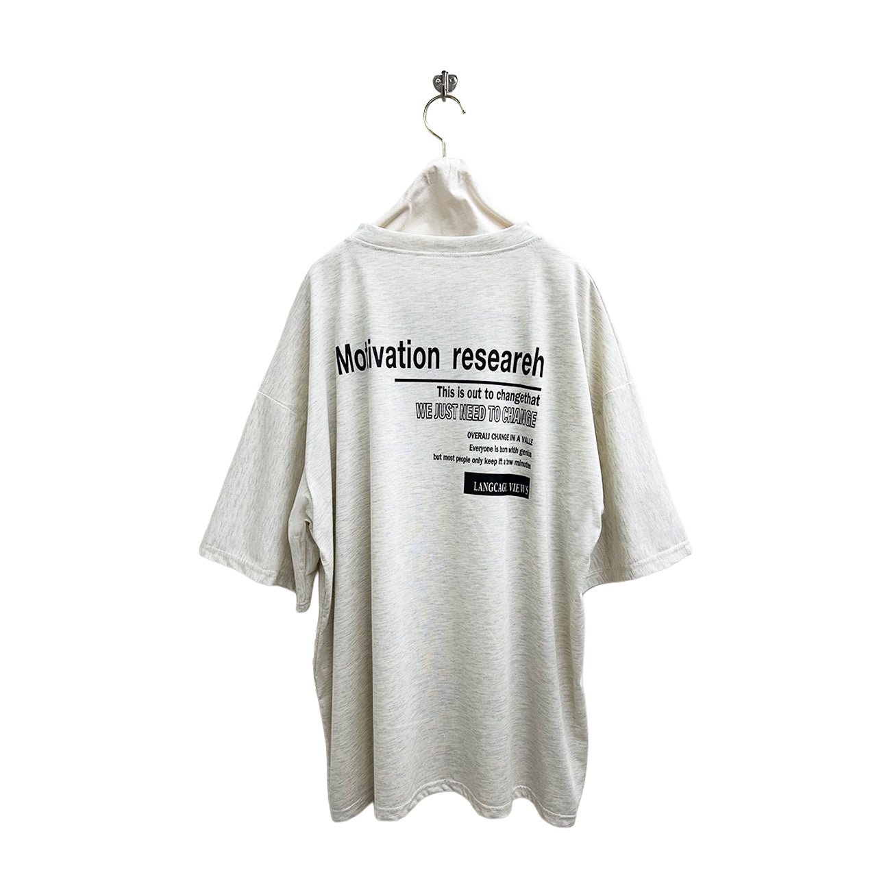 【ayane 2026 SUMMER】バックロゴTシャツ - Champdelarose