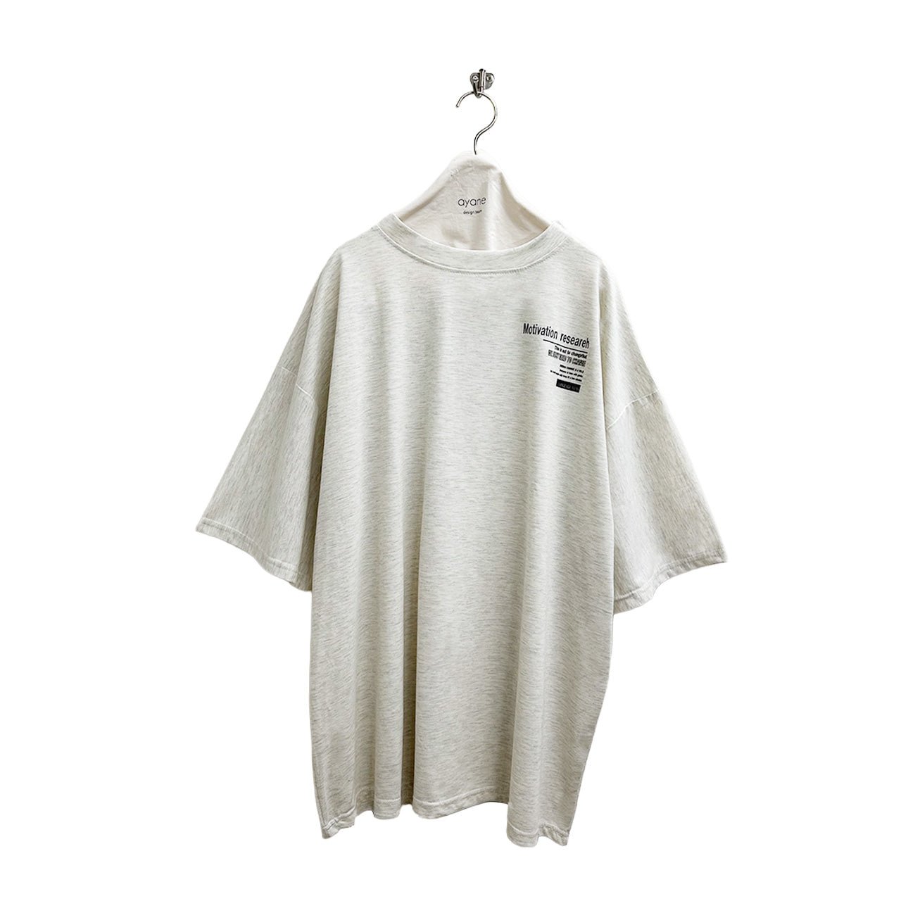 【ayane 2026 SUMMER】バックロゴTシャツ - Champdelarose