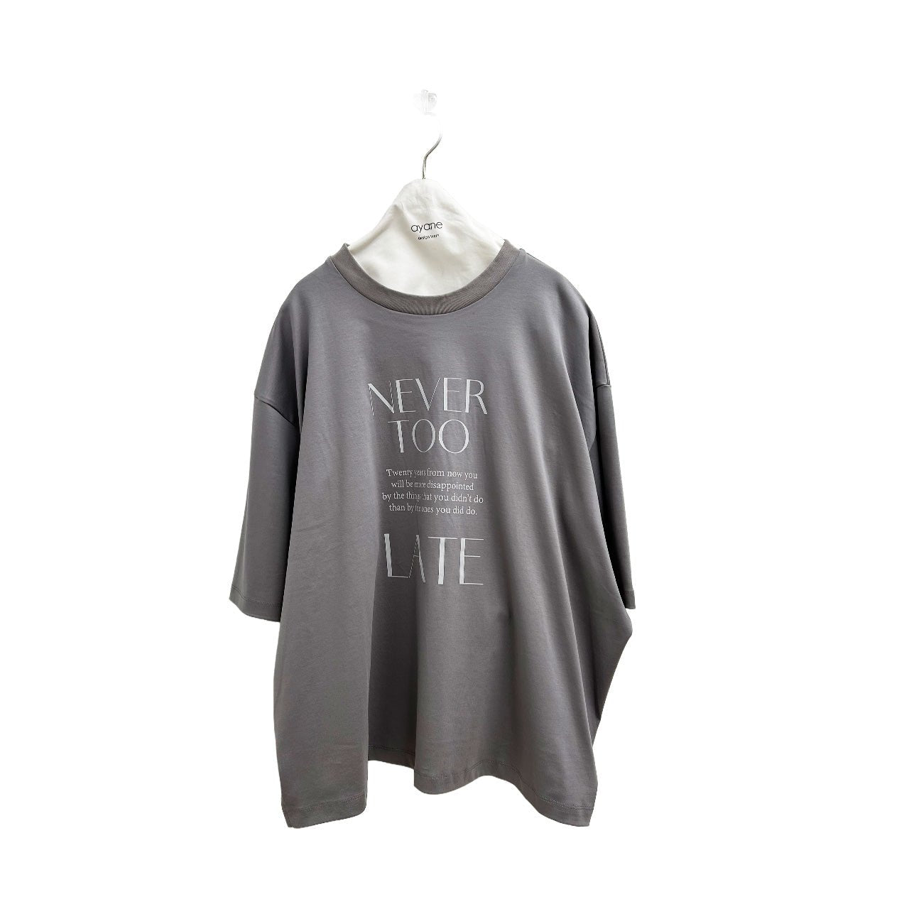【ayane 2026 SUMMER】ドッキングバックギャザーTシャツ - Champdelarose