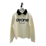 【ayane 2026 winter】ステンカラーロゴニット - Champdelarose