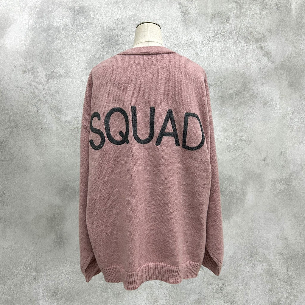 【ayane 2027 EARLY SPRING】ロゴ刺繡ニットカーディガン - 11月下旬頃発送 - Champdelarose