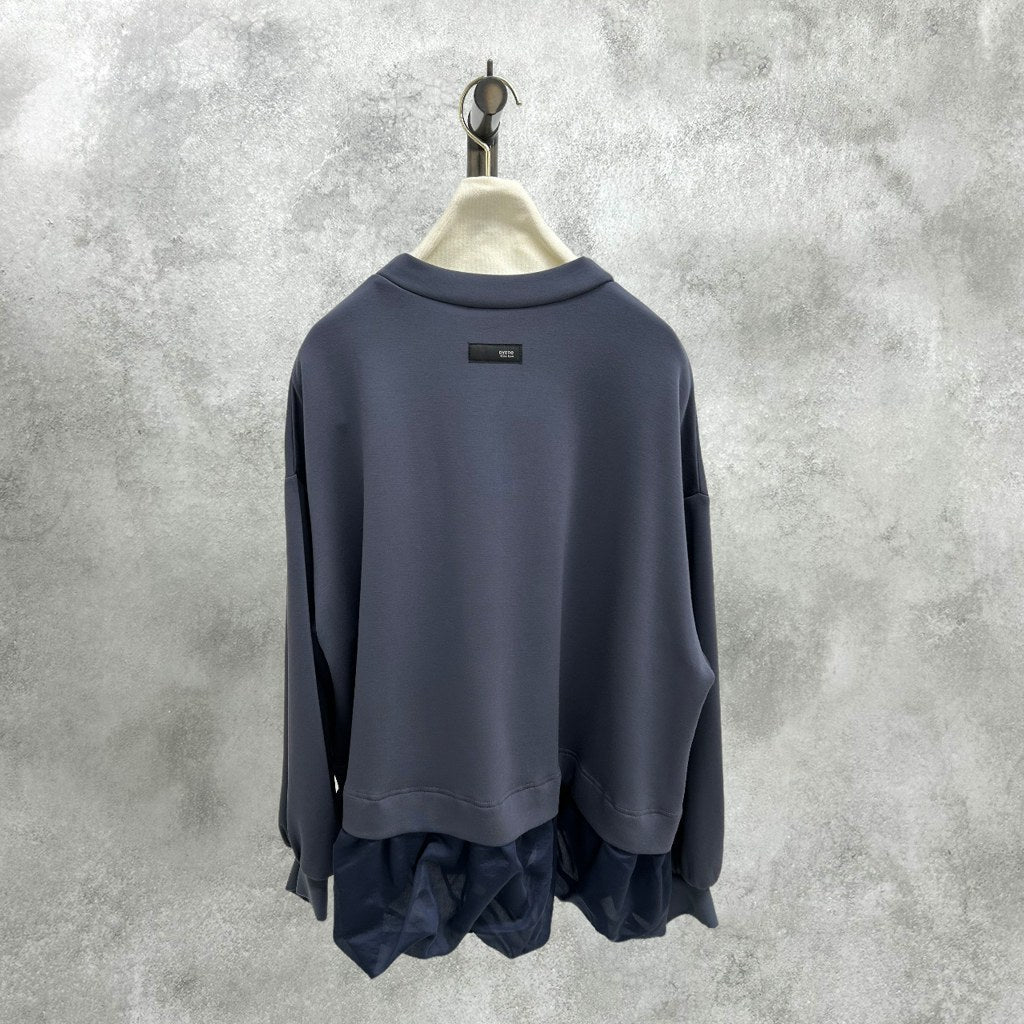 【ayane 2027 EARLY SPRING】裾シアードッキングカットソープルオーバー - 11月下旬頃発送 - Champdelarose