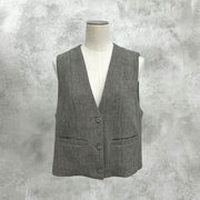 【ayane 2027 EARLY SPRING】MIX TWEED ベスト - 1月中旬頃発送 - Champdelarose