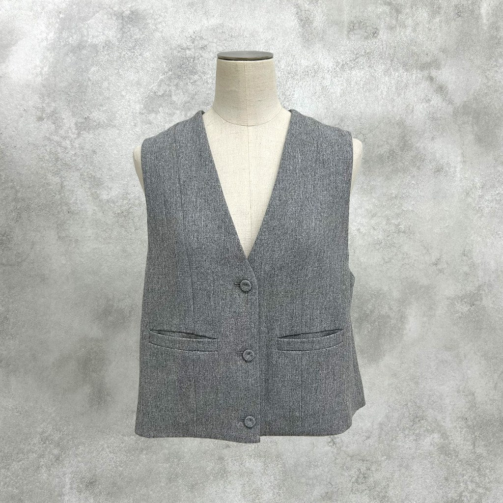 【ayane 2027 EARLY SPRING】MIX TWEED ベスト - 1月中旬頃発送 - Champdelarose