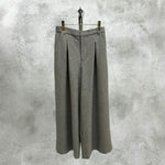 【ayane 2027 EARLY SPRING】MIX TWEED ボックスタックワイドパンツ - 1月中旬頃発送 - Champdelarose
