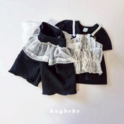 【baby】レースドッキングセットアップ - Champdelarose