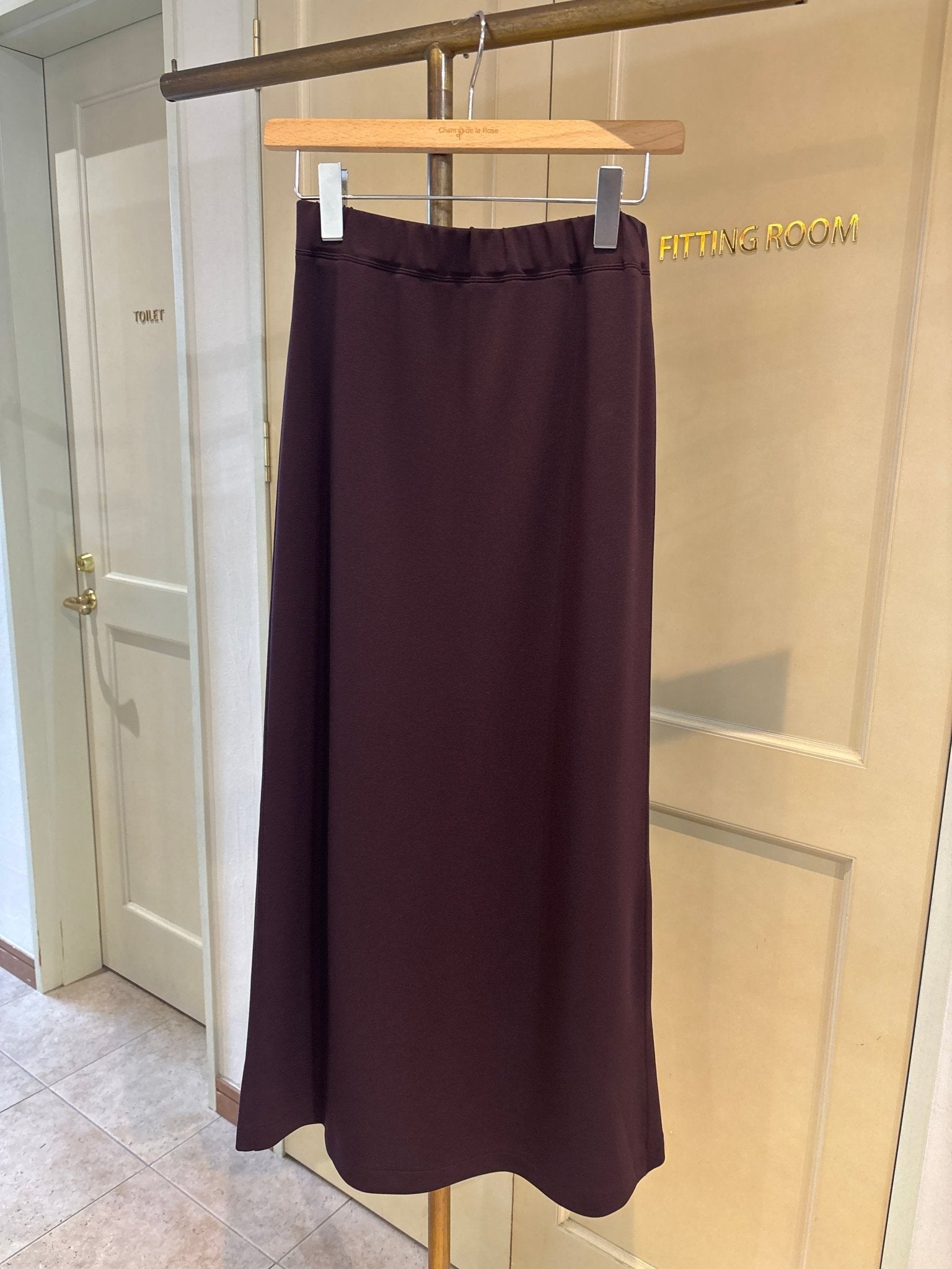 【cafune】double knit back flare skirt - Champdelarose
