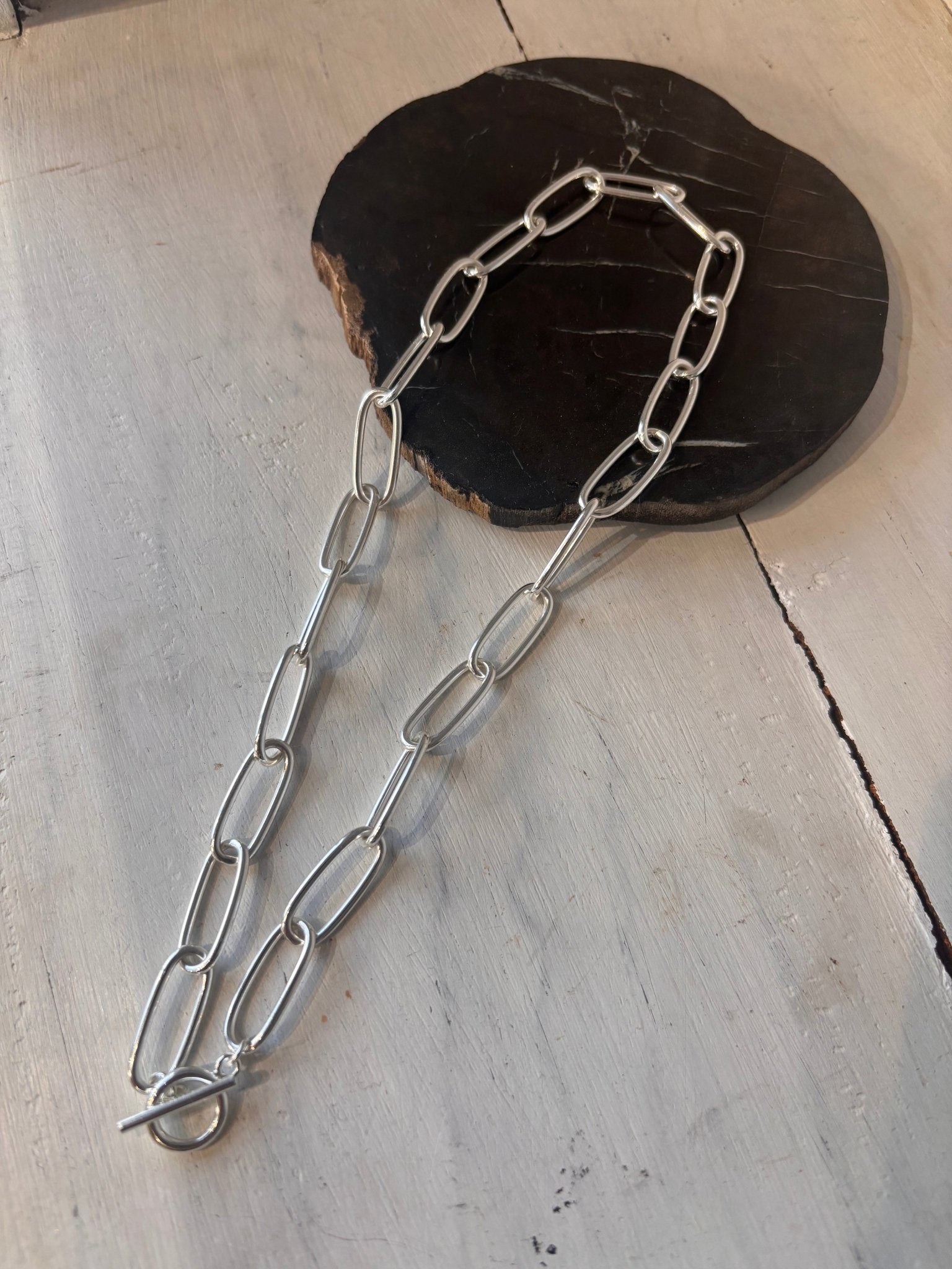 【champdelalose】silver chain necklace - Champdelarose