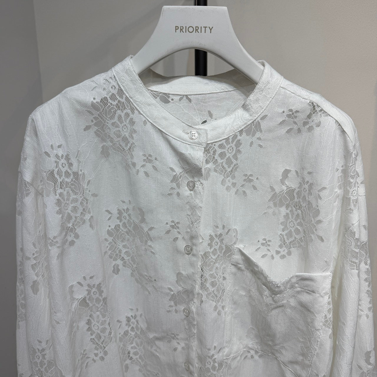 Champdelarose SPECIAL💕【PRIORITY 2026 winter】袖リブレースシャツ - Champdelarose