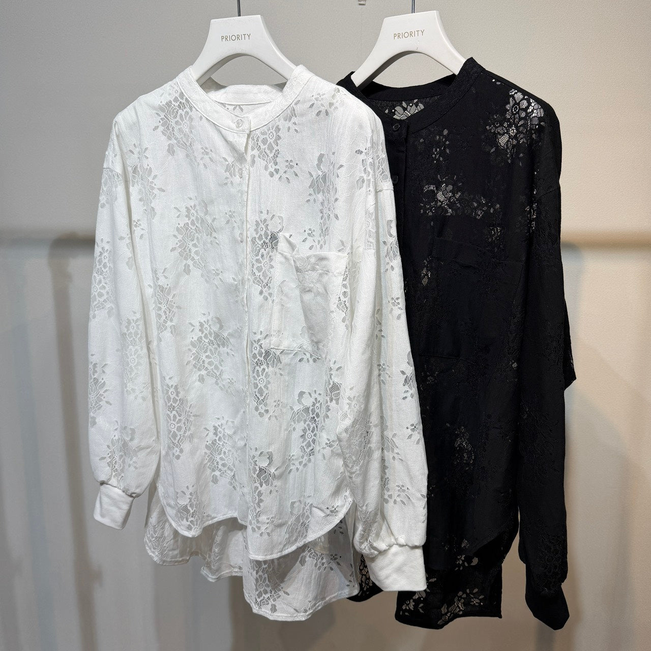 Champdelarose SPECIAL💕【PRIORITY 2026 winter】袖リブレースシャツ - Champdelarose