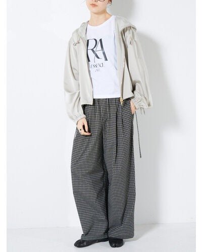 【CHIGNON 2026 AUTUMN】サテンフーディー - Champdelarose
