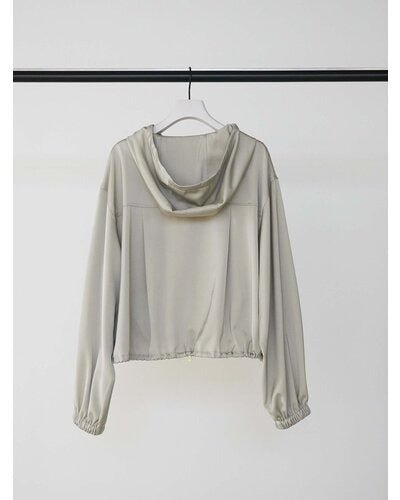 【CHIGNON 2026 AUTUMN】サテンフーディー - Champdelarose