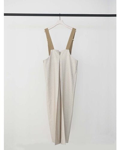 【CHIGNON 2026 AUTUMN】ハイウエストツィードサロペット - Champdelarose