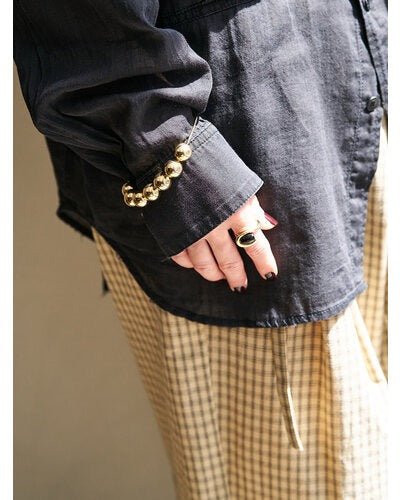 【CHIGNON 2026 AUTUMN】ストーンラインリング - Champdelarose