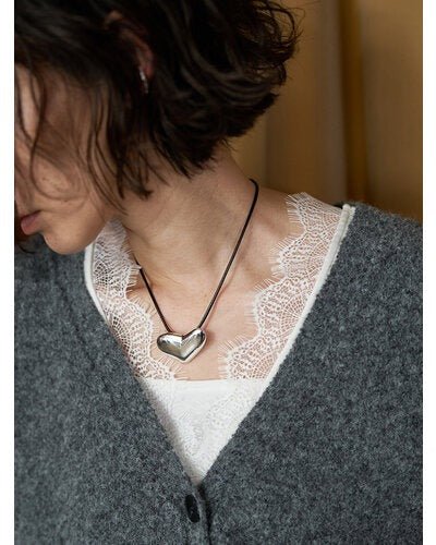 【CHIGNON 2026 AUTUMN】ハートブローチ＆ネックレス - Champdelarose