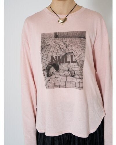 【CHIGNON 2026 AUTUMN】DOG PHOTOプリントロンTEE - Champdelarose
