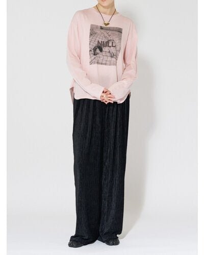 【CHIGNON 2026 AUTUMN】DOG PHOTOプリントロンTEE - Champdelarose
