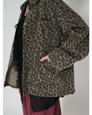 【CHIGNON 2026 AUTUMN】ウォッシュドレオパードJK - Champdelarose