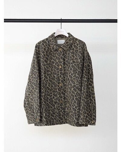 【CHIGNON 2026 AUTUMN】ウォッシュドレオパードJK - Champdelarose