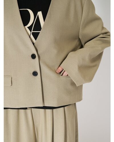 【CHIGNON 2026 AUTUMN】ニュアンスネックショートJK - Champdelarose