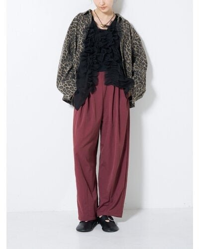 【CHIGNON 2026 AUTUMN】ウォッシュドレオパードJK - Champdelarose