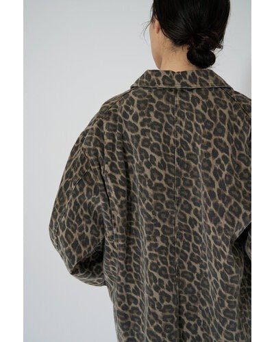 【CHIGNON 2026 AUTUMN】ウォッシュドレオパードJK - Champdelarose