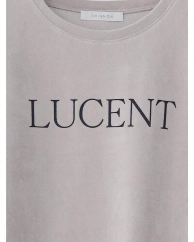 【CHIGNON 2026 AUTUMN】"LUCENT"プリントベロアTEE - Champdelarose