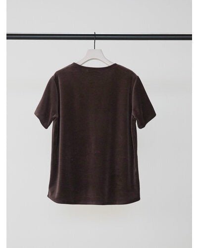【CHIGNON 2026 AUTUMN】"LUCENT"プリントベロアTEE - Champdelarose