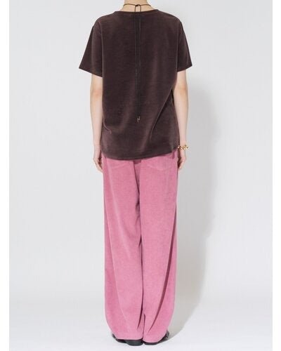 【CHIGNON 2026 AUTUMN】"LUCENT"プリントベロアTEE - Champdelarose