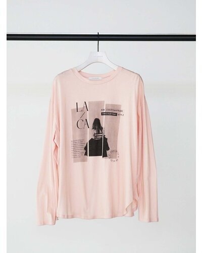 【CHIGNON 2026 AUTUMN】OFF PHOTOプリントロンTEE - Champdelarose