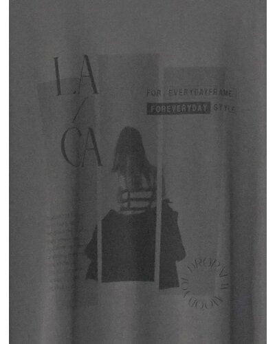【CHIGNON 2026 AUTUMN】OFF PHOTOプリントロンTEE - Champdelarose