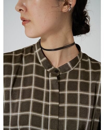 【CHIGNON 2026 AUTUMN】チェックプリントコクーンOP - Champdelarose