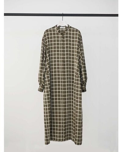 【CHIGNON 2026 AUTUMN】チェックプリントコクーンOP - Champdelarose