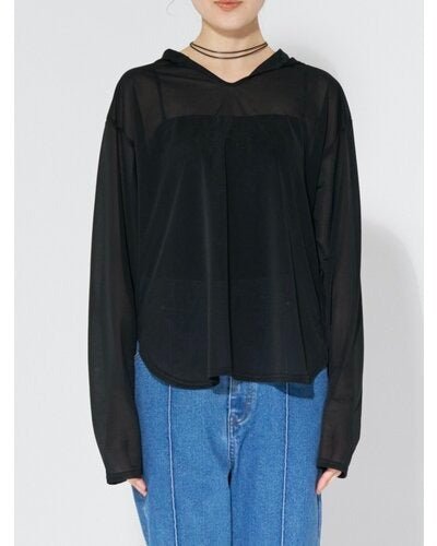 【CHIGNON 2026 AUTUMN】フロストシアーフーディーPO - Champdelarose