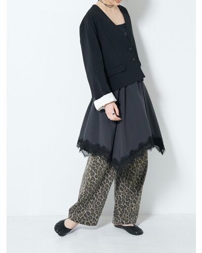 【CHIGNON 2026 AUTUMN】ウォッシュドレオパードチノPT - Champdelarose