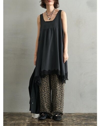 【CHIGNON 2026 AUTUMN】ウォッシュドレオパードチノPT - Champdelarose