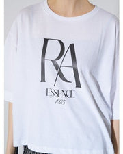 【CHIGNON 2026 AUTUMN】"RA"プリントロンTEE - Champdelarose