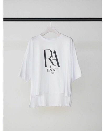 【CHIGNON 2026 AUTUMN】"RA"プリントロンTEE - Champdelarose