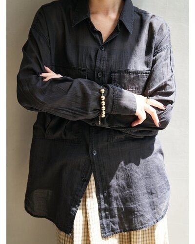 【CHIGNON 2026 AUTUMN】シアーデニムビッグSH - Champdelarose