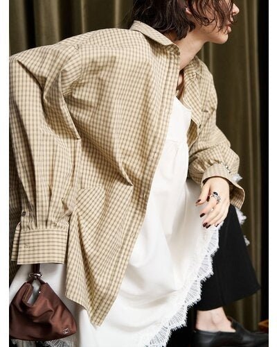 【CHIGNON 2026 AUTUMN】チェックルーズSH - Champdelarose
