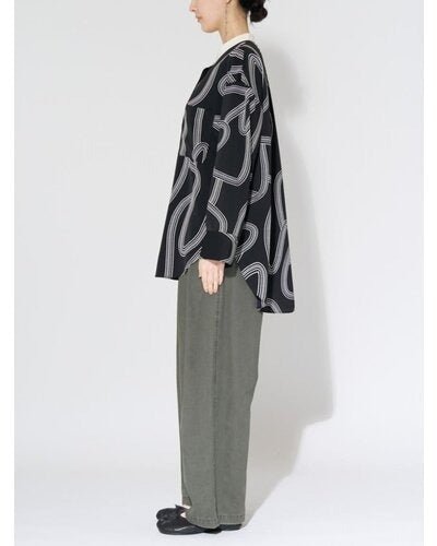 【CHIGNON 2026 AUTUMN】ラインプリントクレリックSH - Champdelarose