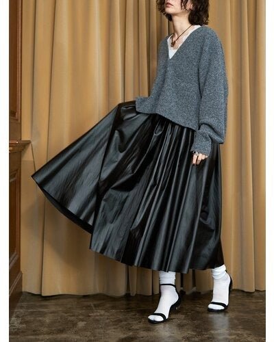 【CHIGNON 2026 AUTUMN】フェイクレザータックSK - Champdelarose