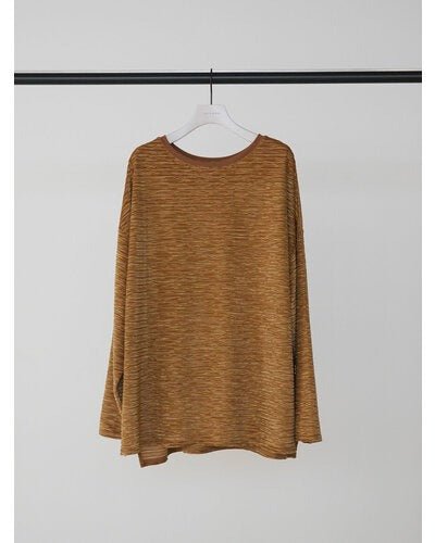 【CHIGNON 2026 AUTUMN】シアーベロアボーダーロンTEE - Champdelarose